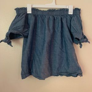 J. Crew off the shoulder top